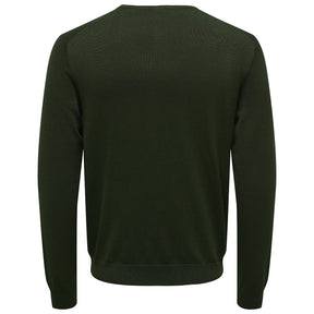 Maglione uomo Solid Color Knitted