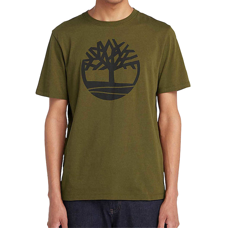 T-shirt uomo mc big logo albero