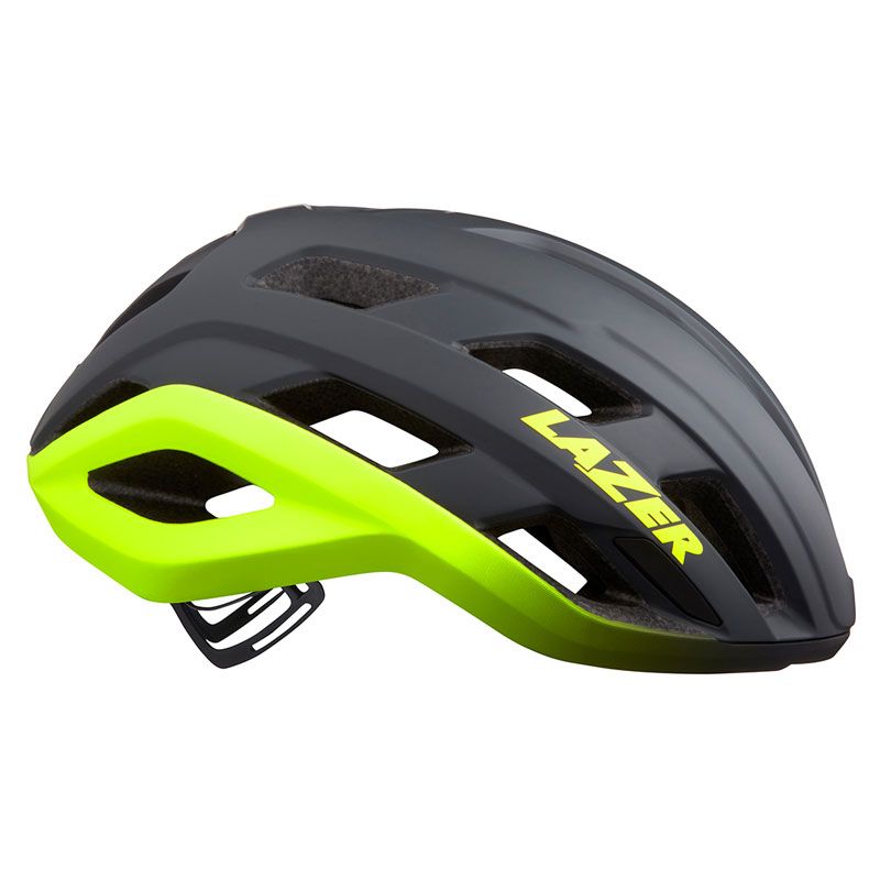 CASCO STRADA MATTE DARK GREEN F-YELLOW