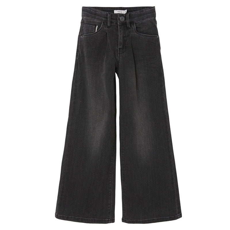 Pantalone jeans bambina wide