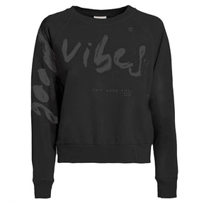 FELPA DONNA CREW PRINT MOVE 10009 NERO