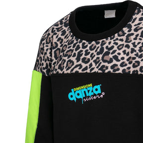 FELPA BAMBINA CREW INS ANIMALIER