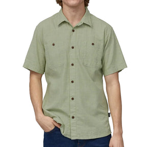 CAMICIA UOMO MC QUADRI COT CANAPA