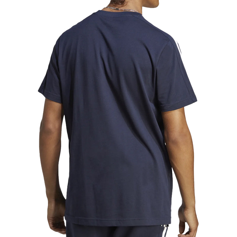 T-Shirt uomo essential single jersey 3-stripes