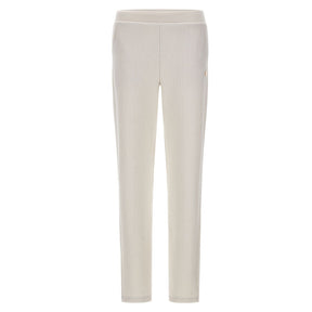 Pantaloni donna effetto lana a trecce