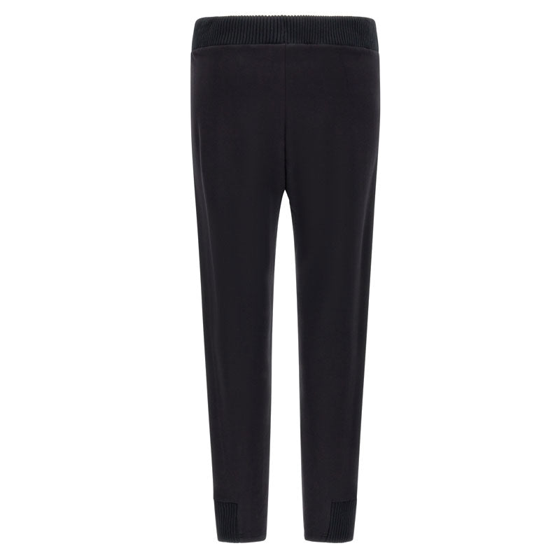 Pantaloni donna con inserti in costina