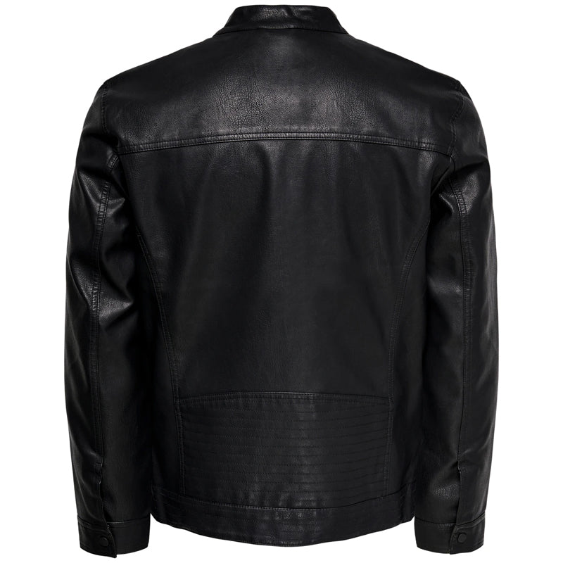 Giacca uomo leather look