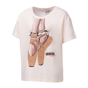 T-shirt bambina Scarpette