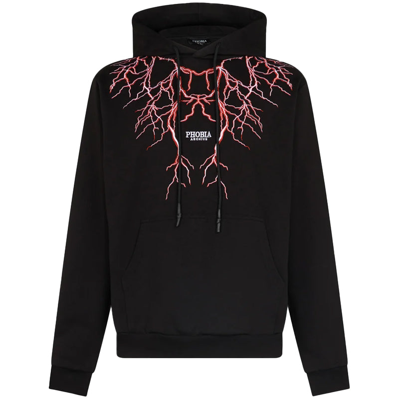 Felpa uomo Embroidery Lightning