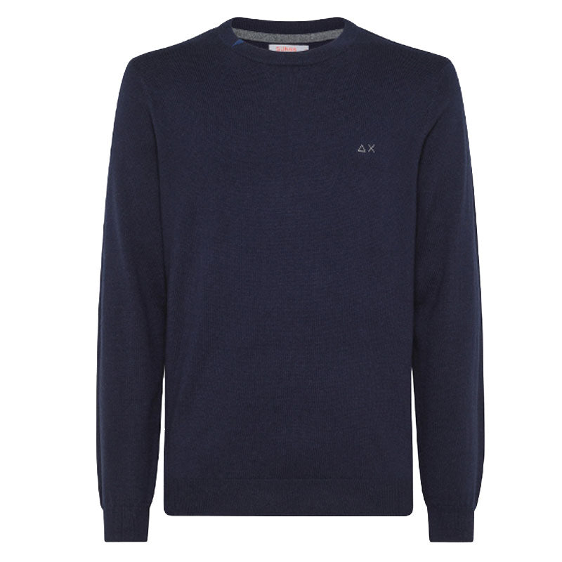 Maglione uomo round neck solid