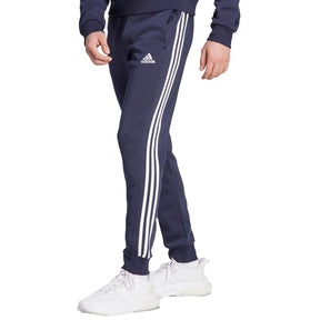 Pantaloni uomo Essentials Fleece 3stripes taperde cuff