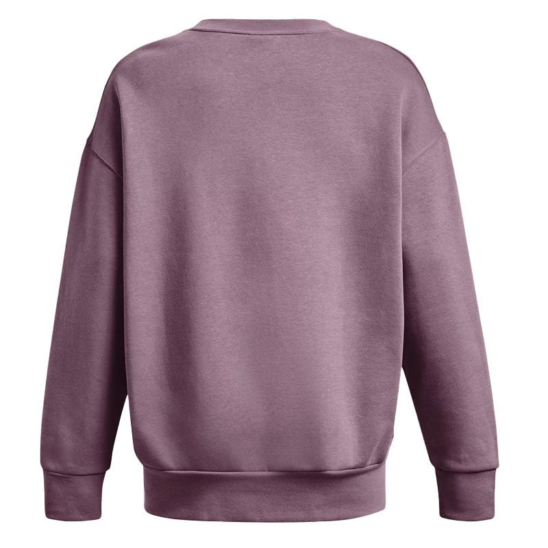 Felpa donna UA Essential Fleece Oversized Crew