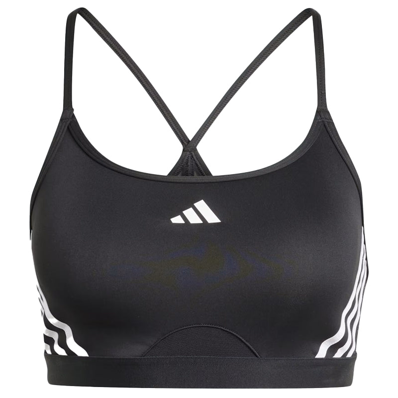 Reggiseno Sportivo donna Aeroreact Training Light-Support 3-stripes