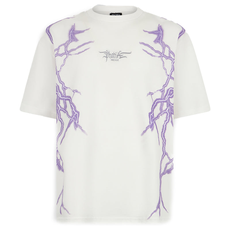 T-shirt uomo Purple Lightning