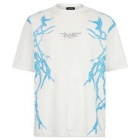 T-shirt uomo Light blue Lightning