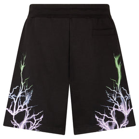 Pantaloncini uomo Purple-Green Lightning