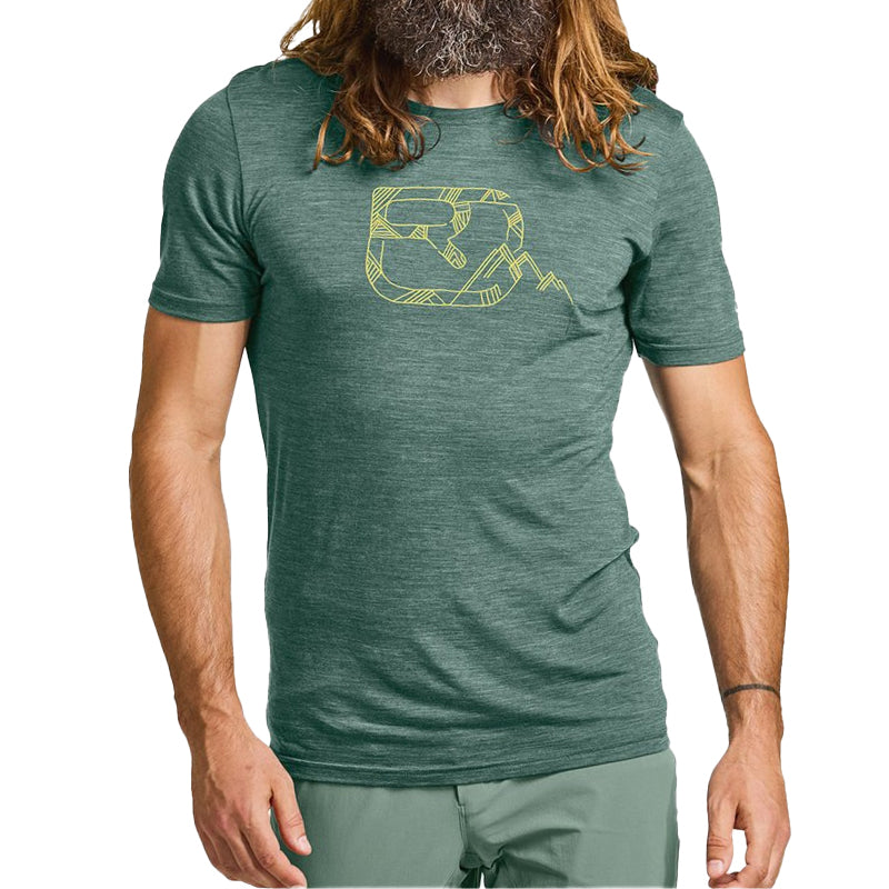 T-Shirt uomo 120 Cool Tec Mountain Logo TS